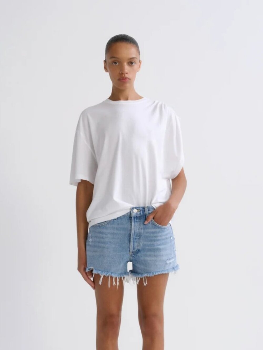 Agolde Parker Vintage Cut Off Short Scandi Clean Girl 28/6